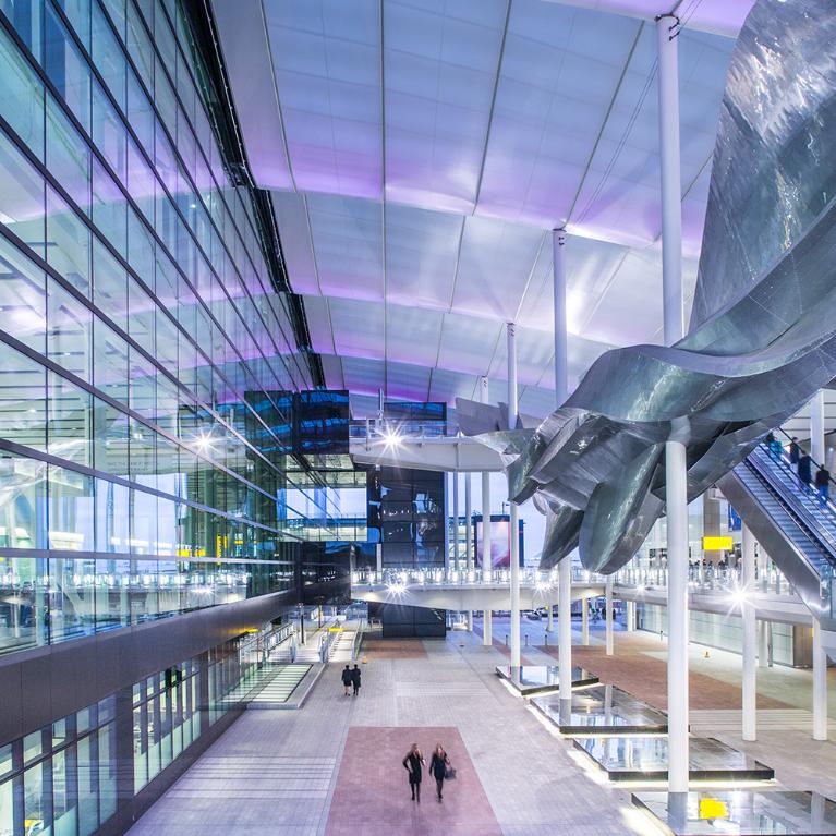 terminal 2 from the outside