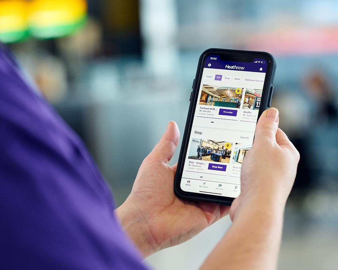 Woman using her phone