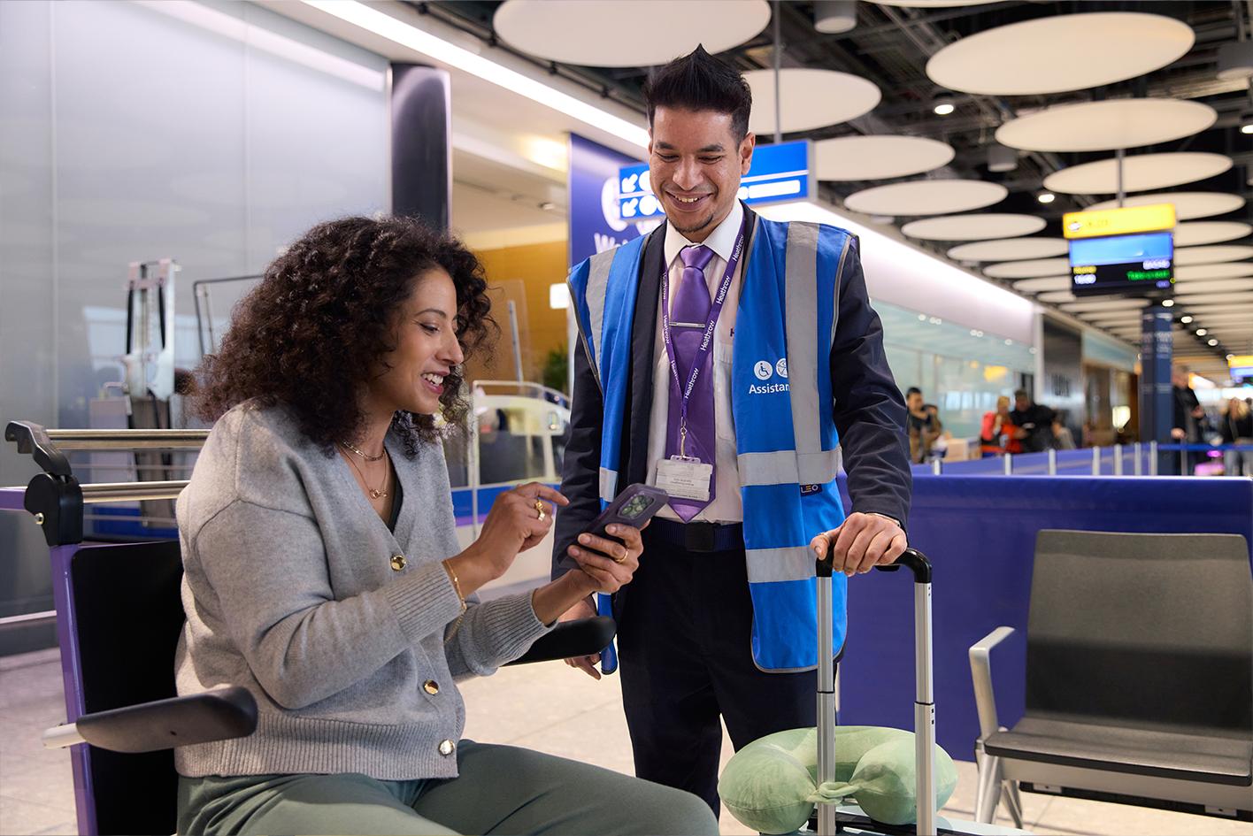 Passengers using assistance