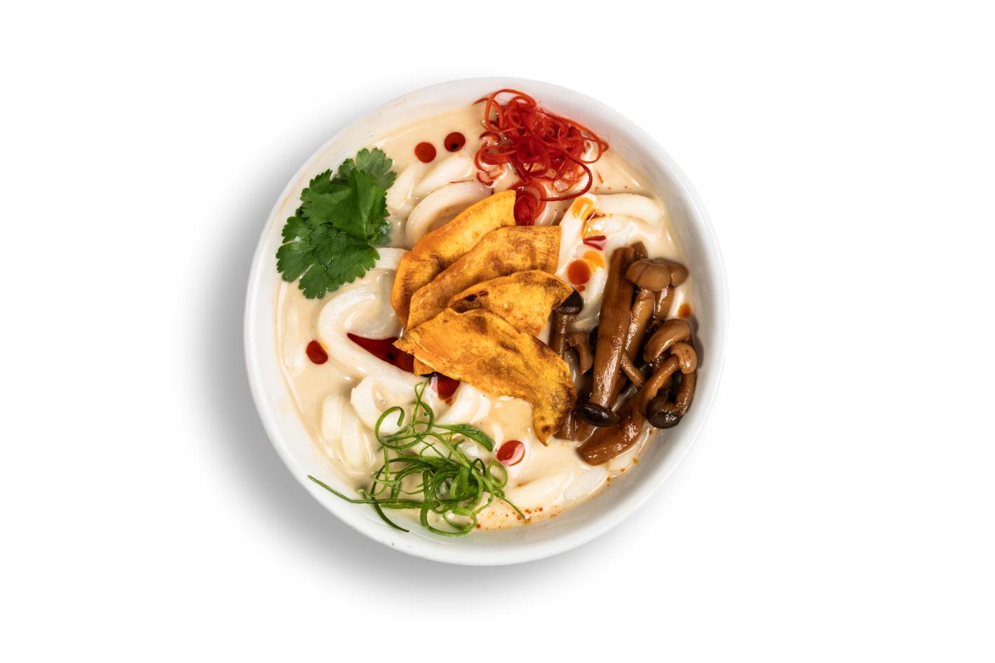 Plane Food's Tom Kha Noodle dish is a delicious taste of Asia, bursting with incredible flavours.