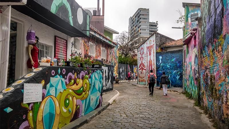 Street art in Sao Paulo