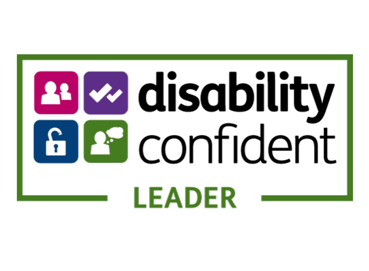 Disability confident leader logo
