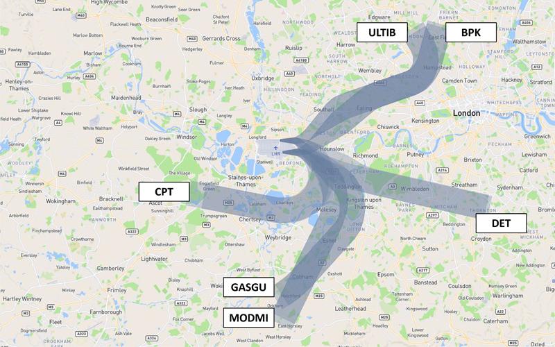 route usage map - Easterley