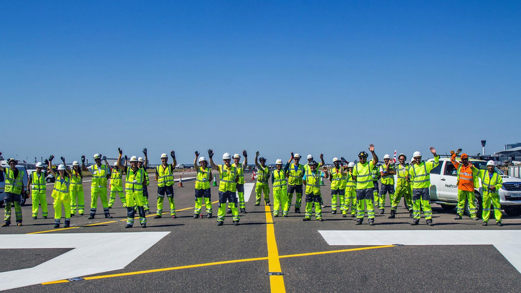 Our southern runway repairs team