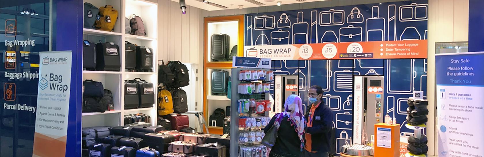 Bag wrapping Heathrow