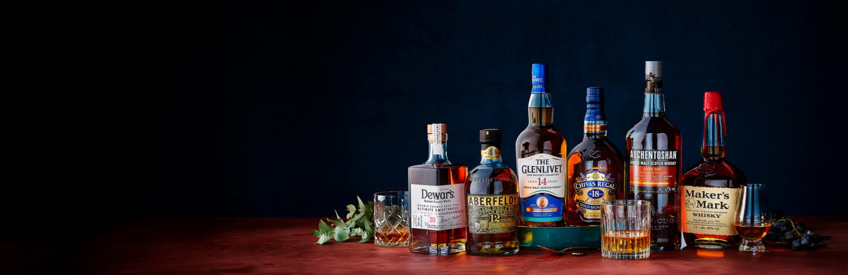 bottles of whisky