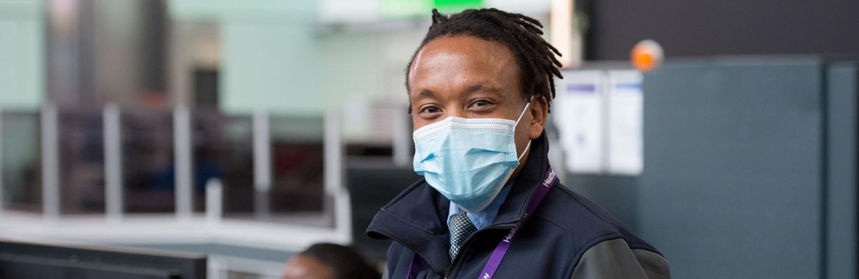 Heathrow security colleague 