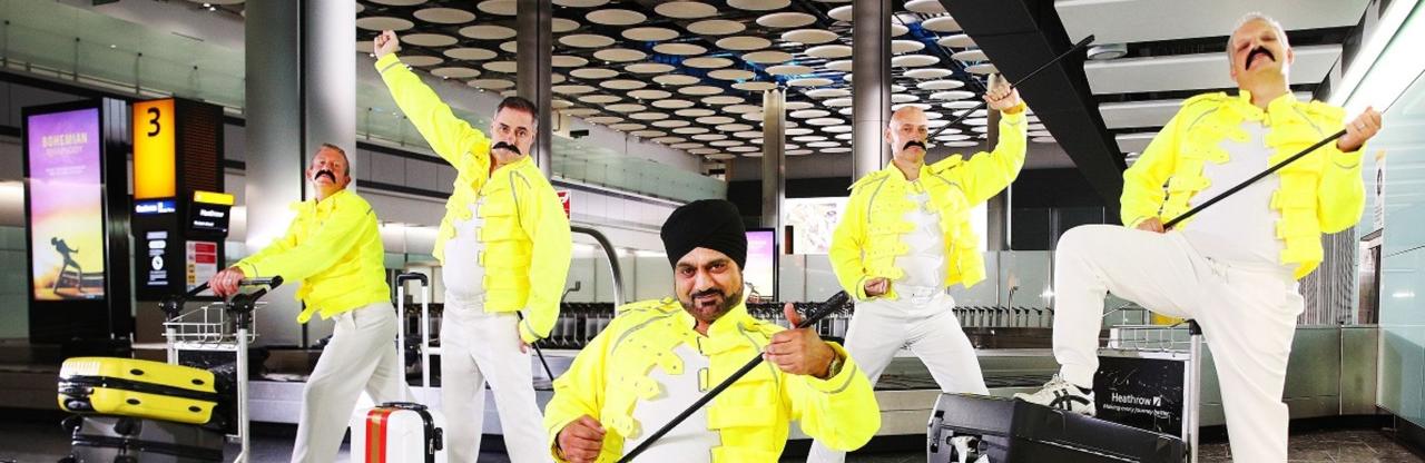 Freddie Mercury set for take-off 